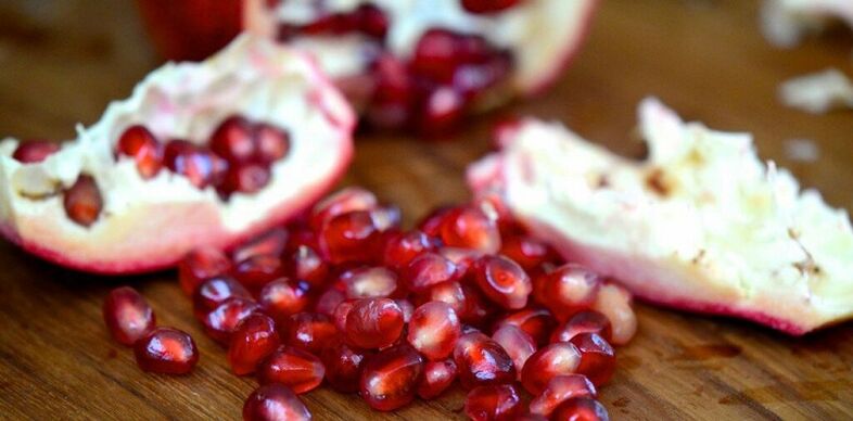 Granatapfel zur Beseitigung von Parasiten aus dem Körper